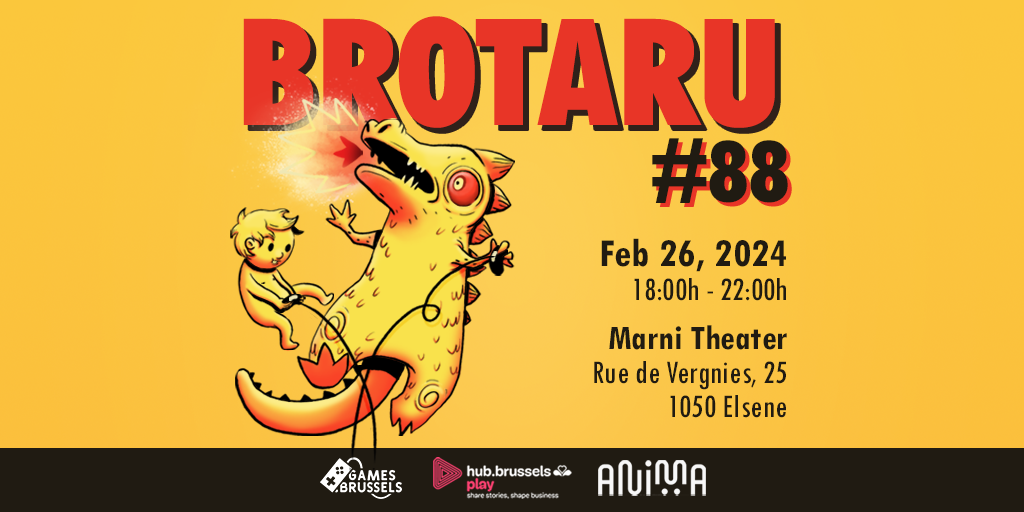 Brotaru #88: A Cozy Gathering for Game Developers at Marni Theater, Brussels!